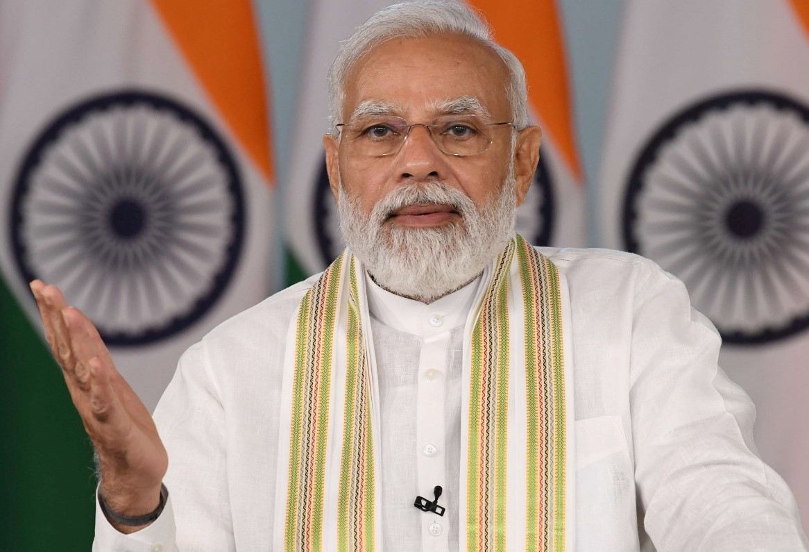 Prime Minister Narendra Modi addresses the Global Patidar Business Summit