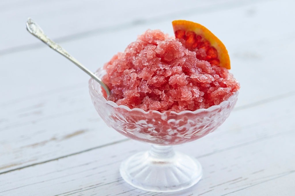 An Italian dessert, granita is flavoured ice crystals that ease the heat on a hot sultry summer day.
