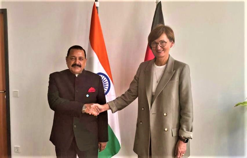 Dr Jitendra Singh meets German Minister Bettina Stark-Watzinger