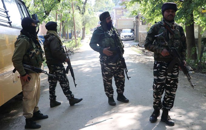 Two terrorists including a Let were killed in an encounter in Kulgam on Sunday 