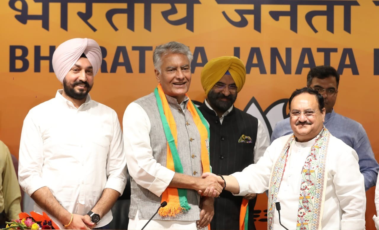 Former Punjab chief of Congress Sunil Jakhar joins BJP on Thursday 