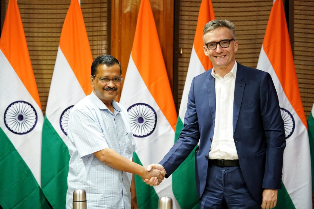 British High Commissioner calls upon Arvind Kejriwal on Wednesday.