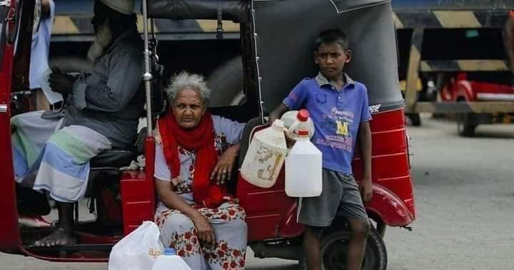 Fuel crisis in Sri Lakna has caused worst ever economic downturn in seven decades.