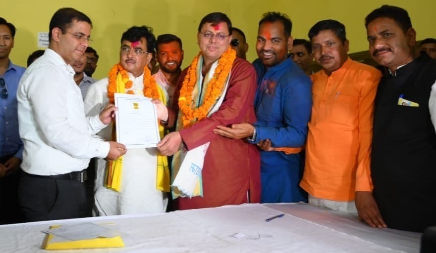 Uttarakhand Chief Minister Pushkar Singh Dhami wins by-election on Friday