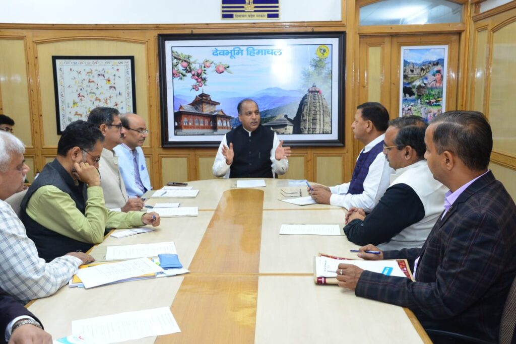 CM presides over meeting of high-powered committee to celebrate 75 years of Himachal Pradesh