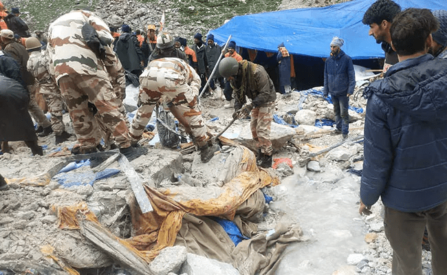 Amarnath Cloudburst: Rescue operation is underway to trace missing persons
