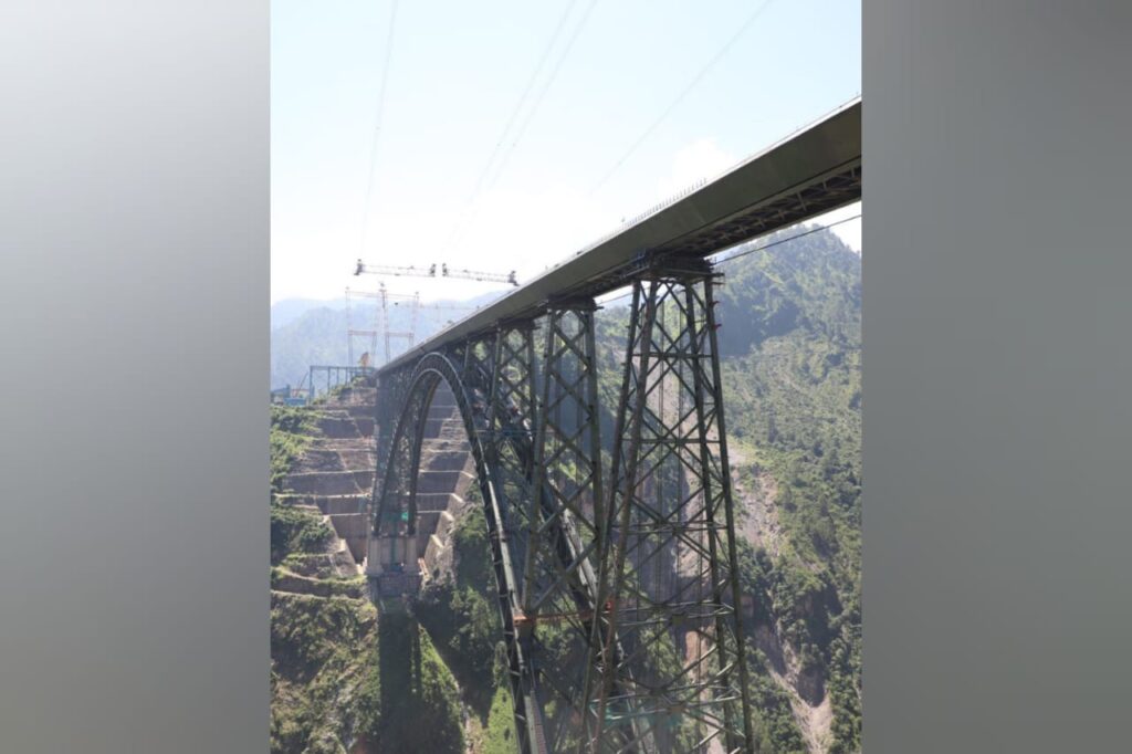 J&K: Chenab bridge, world’s highest railway bridge, inaugurated.