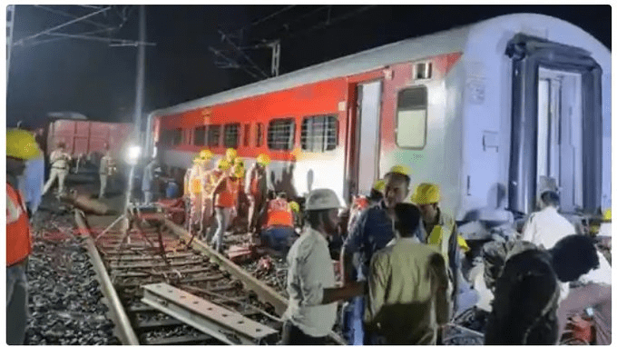 Over 50 passengers injured after train collides with goods train in Maharashtra