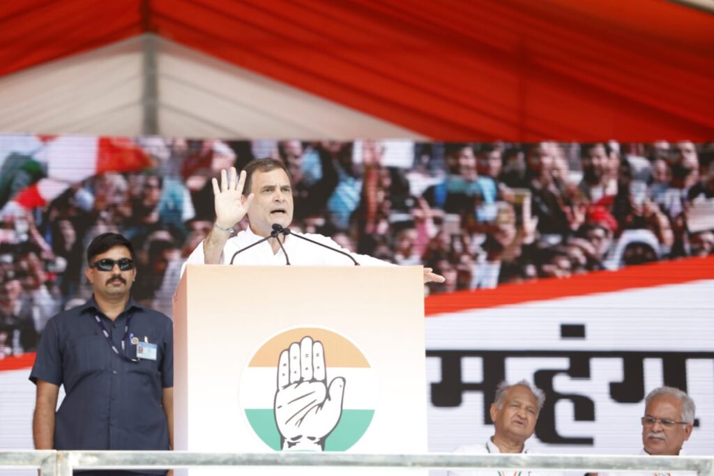 Hate is rising in India, says Rahul Gandhi at Ramlila Maidan Rally