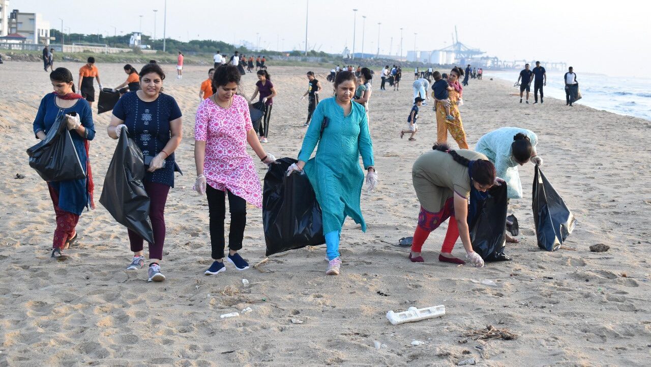 International Coastal Clean Up Day: Massive beach cleaning activities across sea beaches, coastal areas