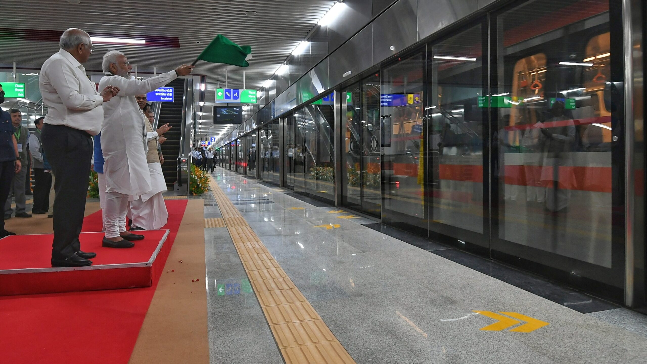 PM inaugurates Phase-I of Ahmedabad metro project, takes metro ride