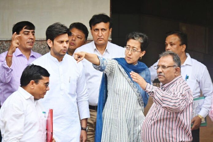 AAP Atishi directs PWD to complete construction of school by June 1