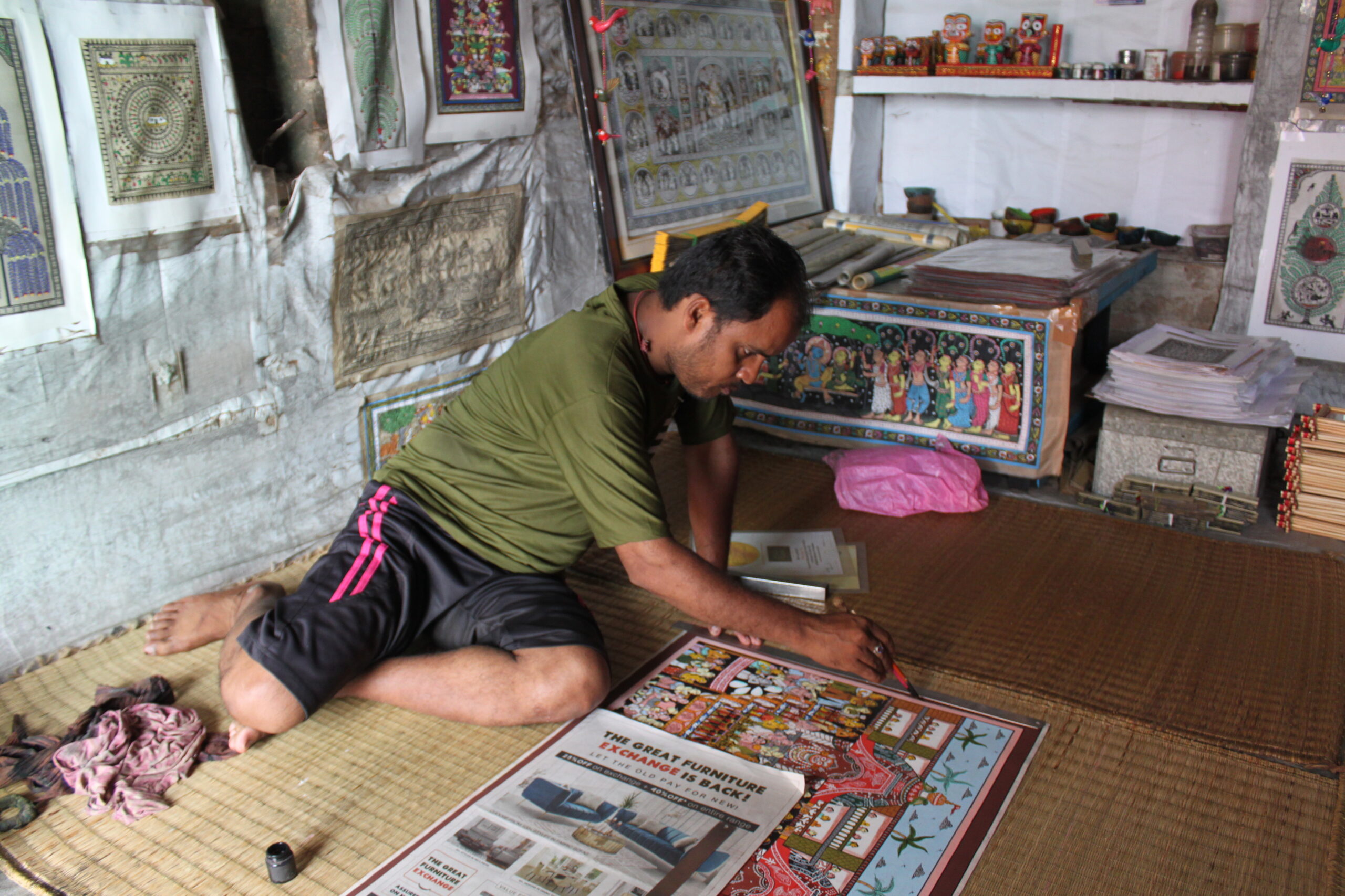 Raghurajpur: The Cradle of Pattachitra Painters (By: Sourish Guha)