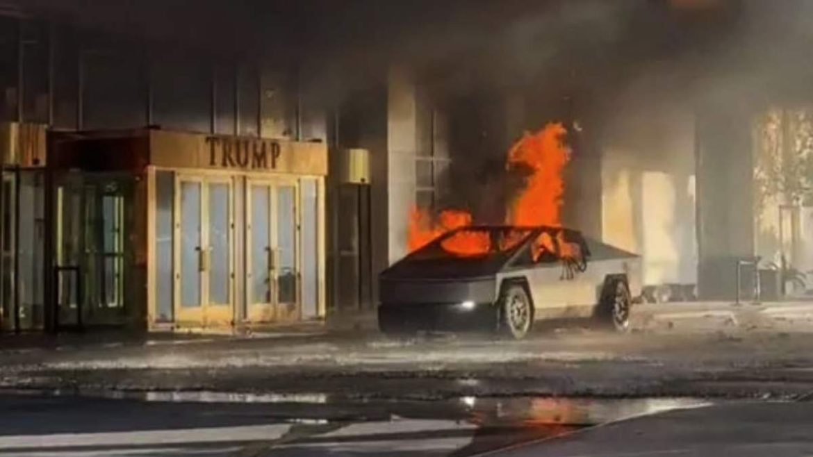 Cybertruck explosion, las vegas cybertruck explosion, cybertruck, kash patel, elon musk, trump hotel explosion, trump hotel, cybetruck, tesla cybertruck explosion, cybertruck videos,