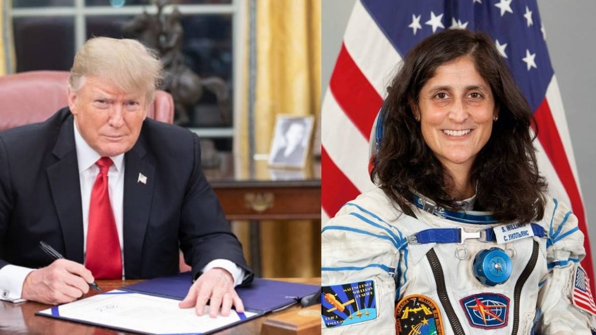Donald Trump, sunita williams, Space X