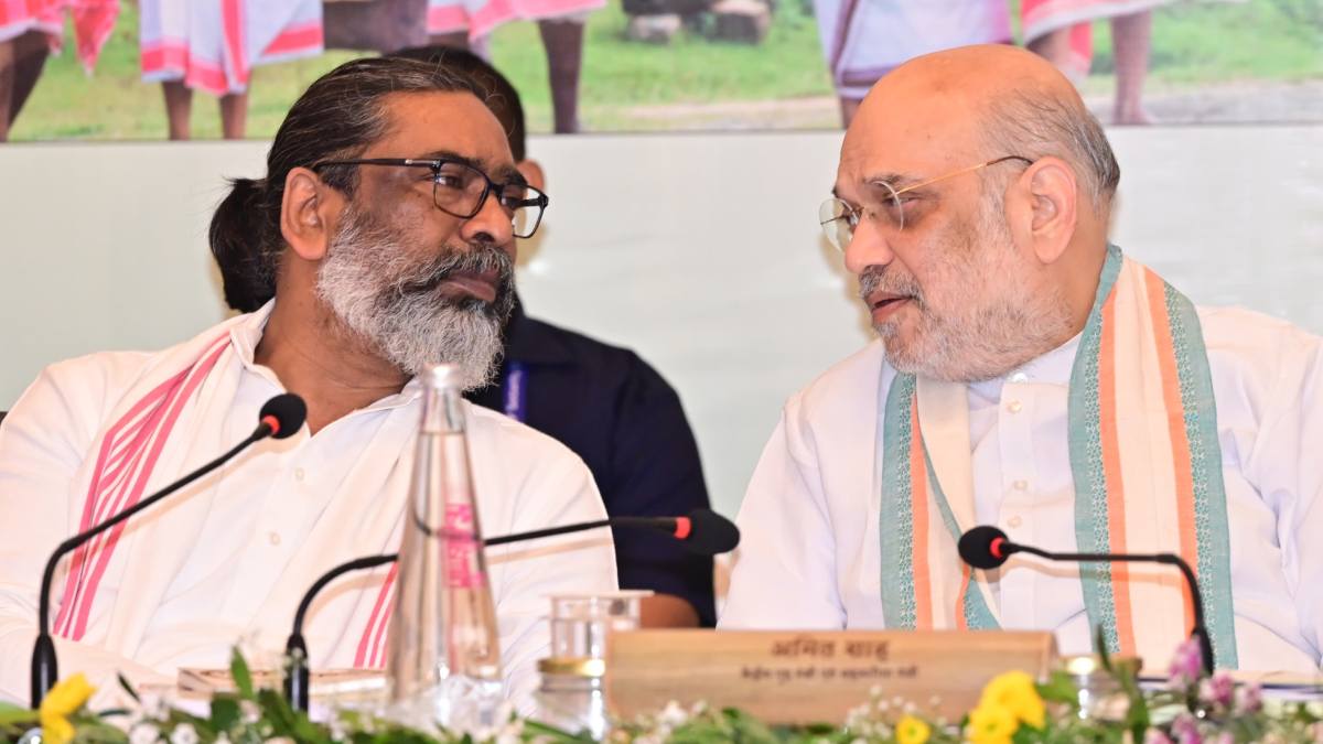 Amit Shah Eastern Zonal Council, 27th Zonal Council Meeting Ranchi, Hemant Soren coal dues, Jharkhand Sarna code demand,